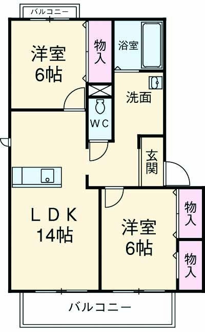 Bel Sorgenteの間取り