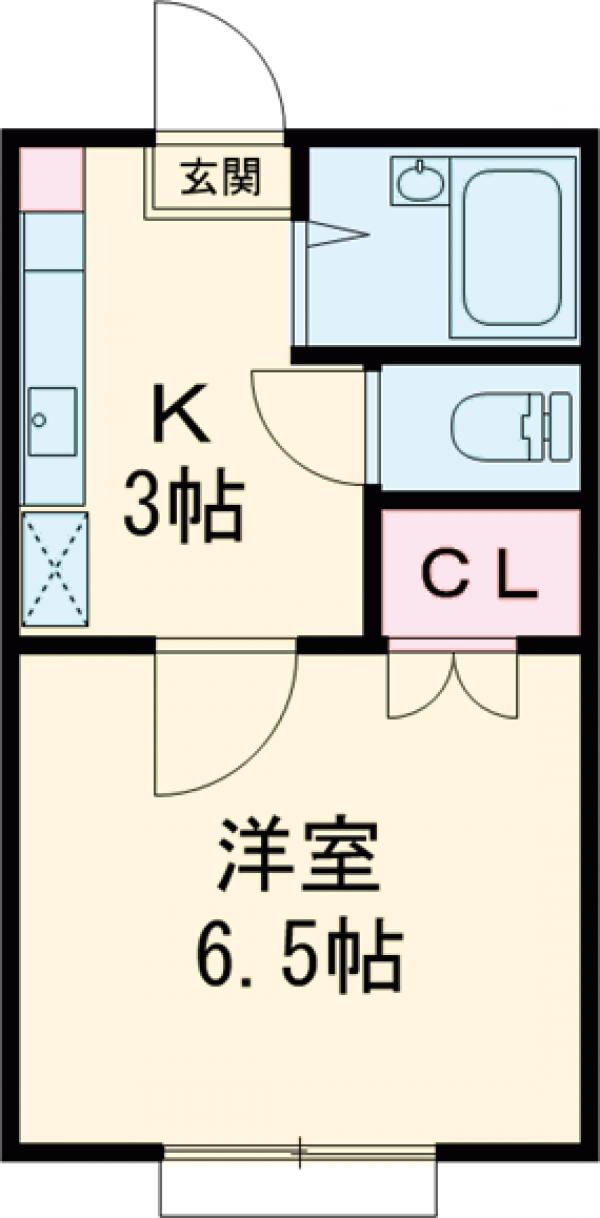 210アパートメントAの間取り