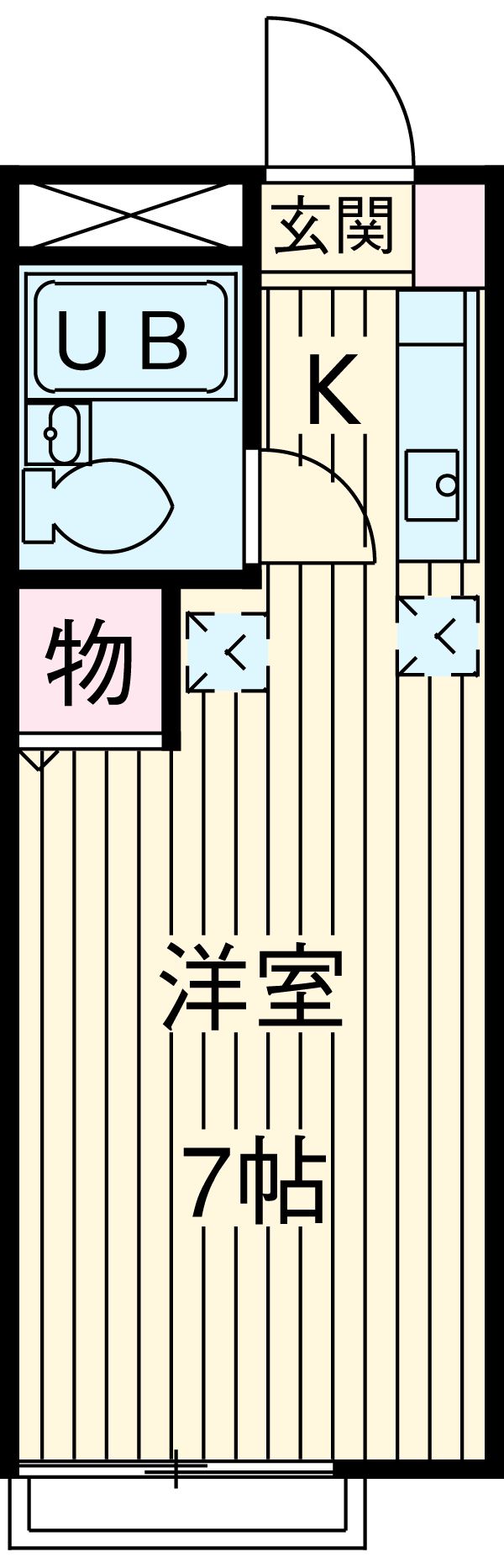 ドミールハイツの間取り
