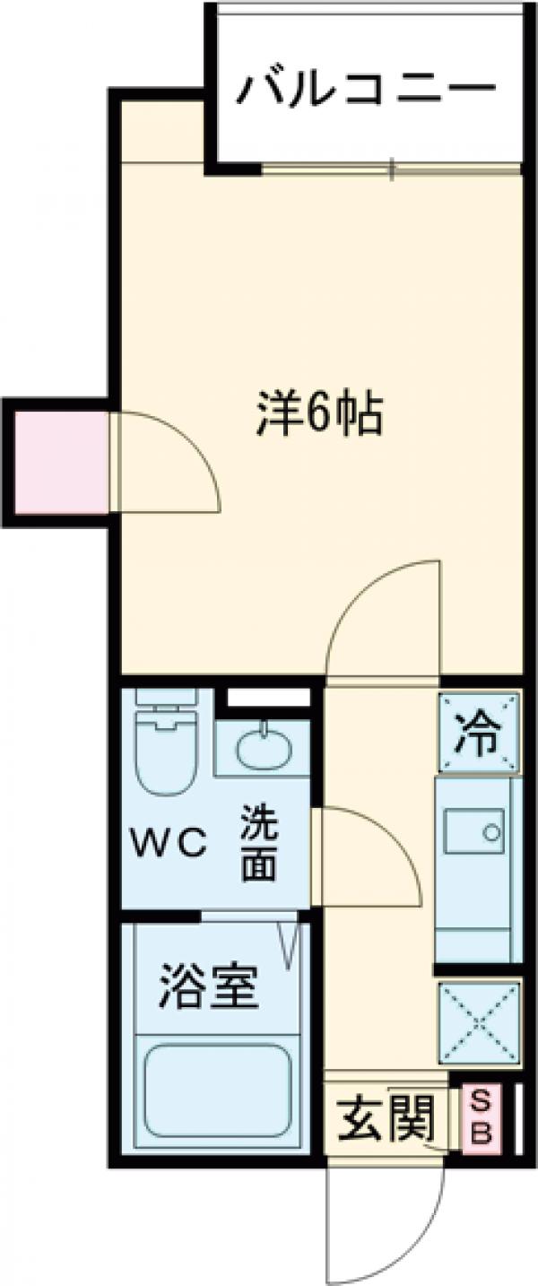 サンパレス王子の間取り