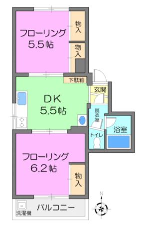 カーサアマベルの間取り