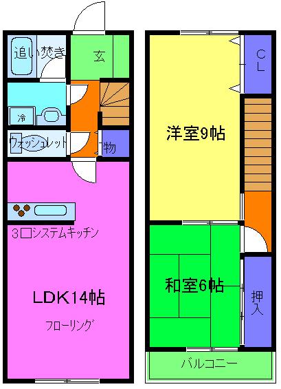 エスポワール上松の間取り
