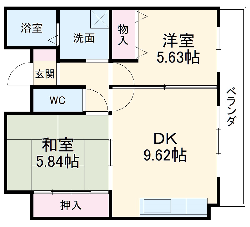 シティ・ライフグランヴィーネ星ヶ丘 A棟の間取り