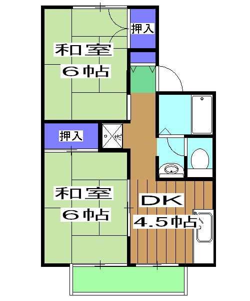セジュールマミの間取り