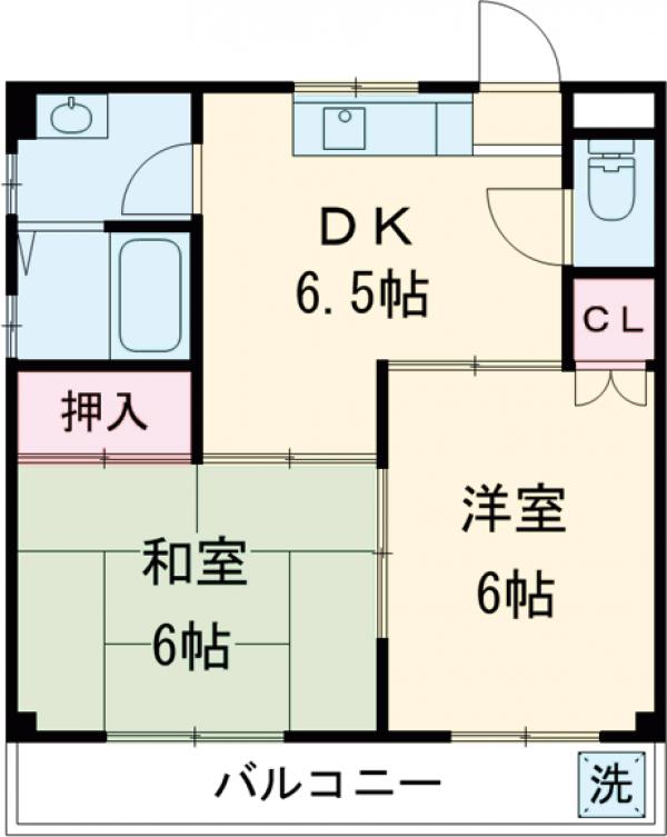 サンサーラ春嶺の間取り