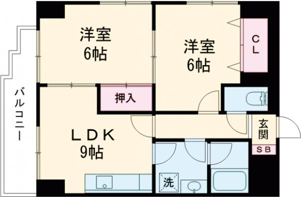 エスポワール西京極の間取り