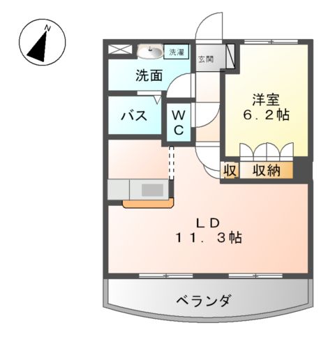 サンヒルズの間取り