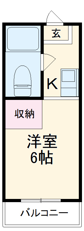 シャトー若草の間取り