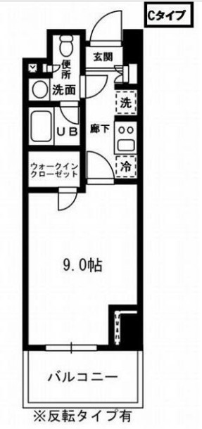 レジディア杉並方南町の間取り
