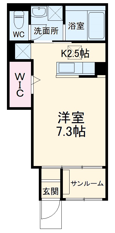 センターヴィレッジⅢの間取り