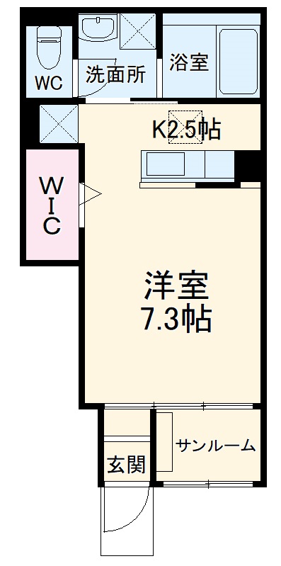 センターヴィレッジⅢの間取り