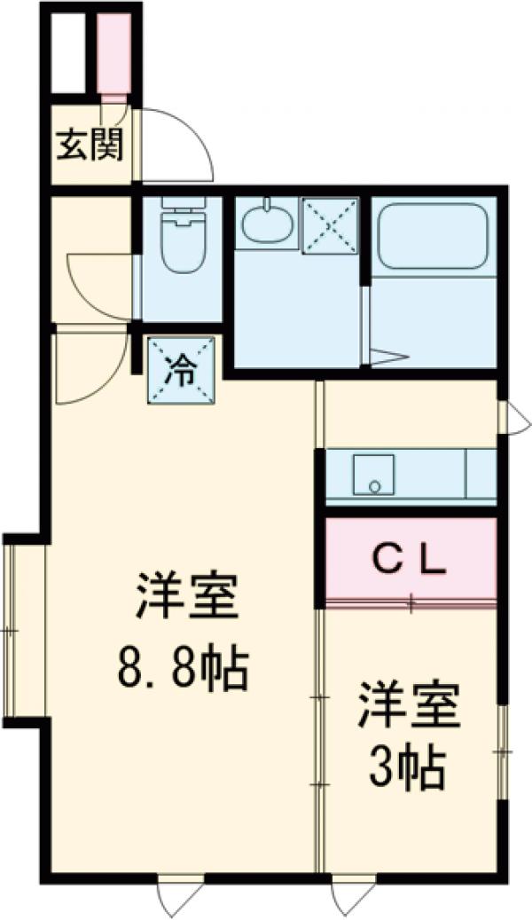 パウゼ西恋ヶ窪の間取り