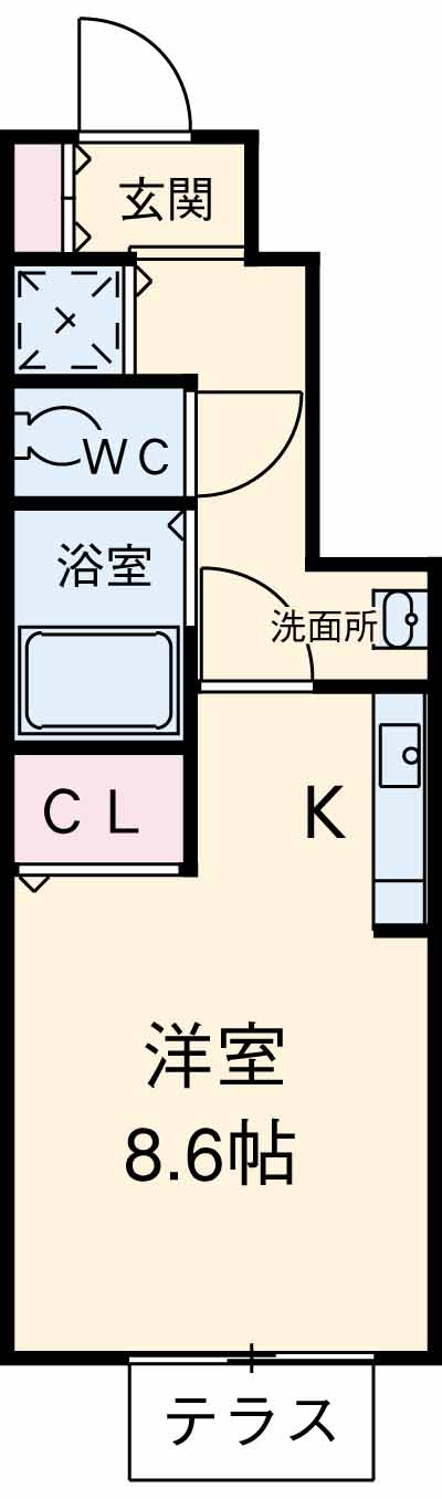 シェリールの間取り
