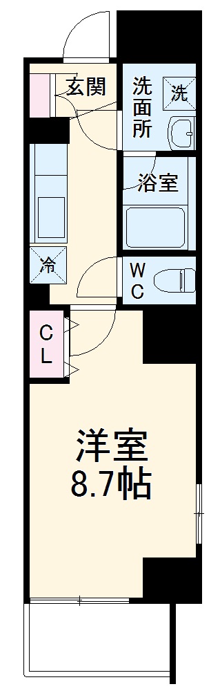 オークスクエア吹上の間取り