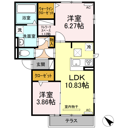 サクセスⅥの間取り