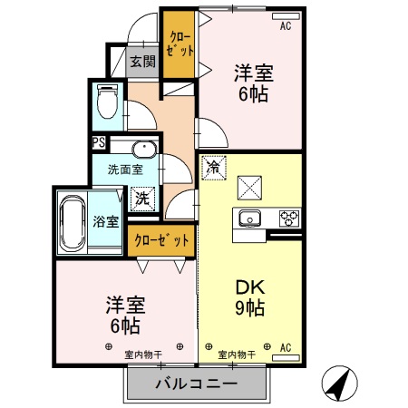 ロイヤル プレイスII Bの間取り