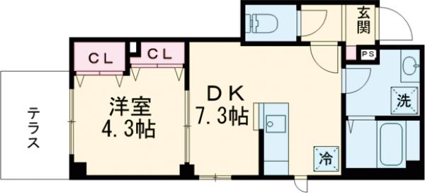 Zoo Street 池之端の間取り