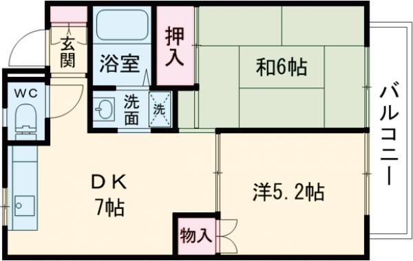 ファーストハイム土生の間取り