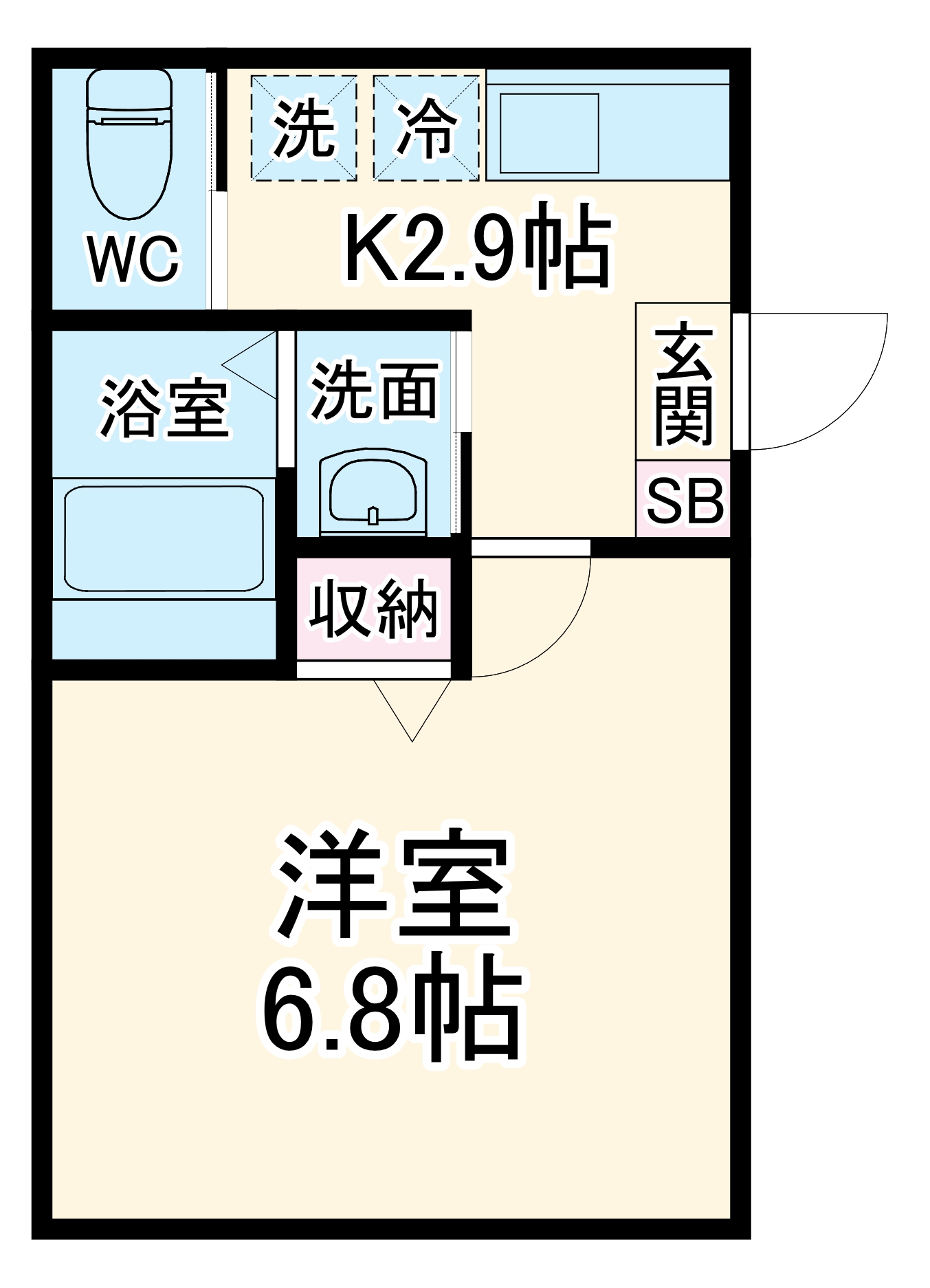 ドムス八千代の間取り