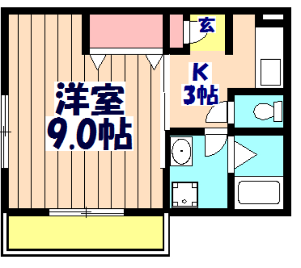 プランドール夏見台の間取り