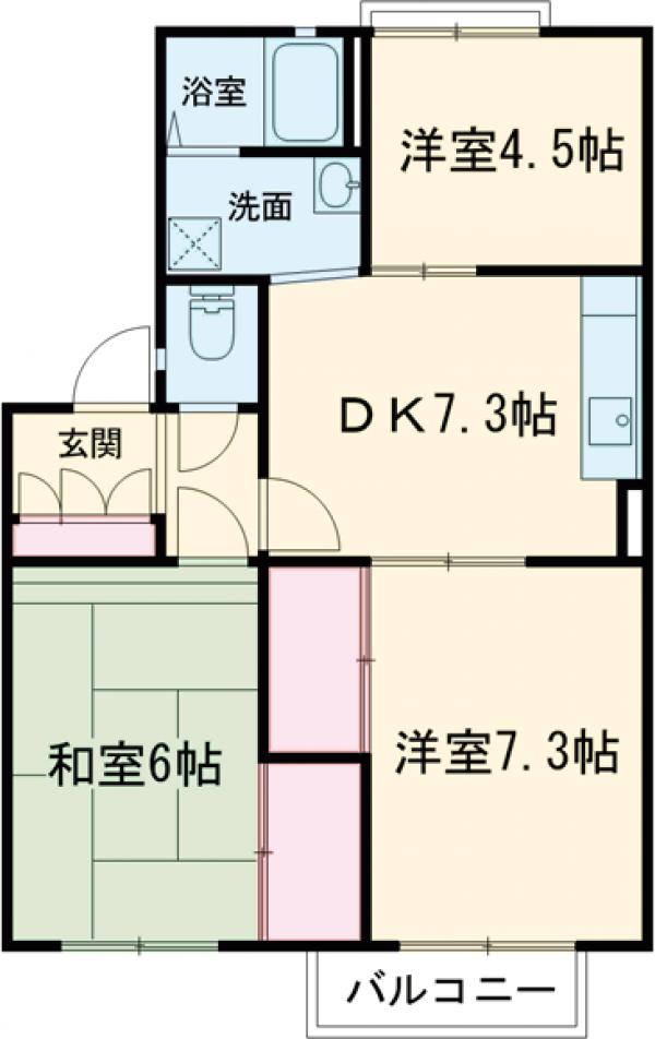 コートヒルズの間取り
