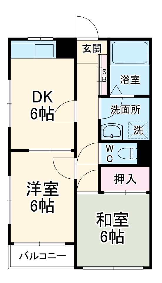 ファミーユ船橋の間取り