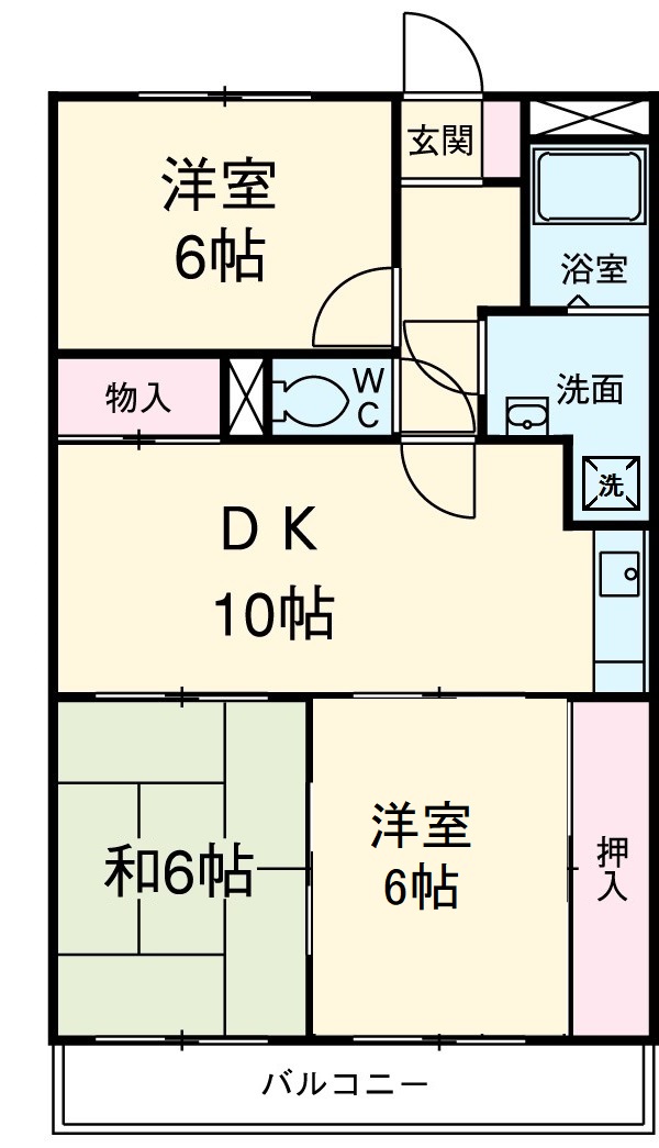 メゾン萩野の間取り