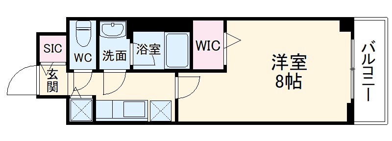 ベラジオ雅び京都西院の間取り