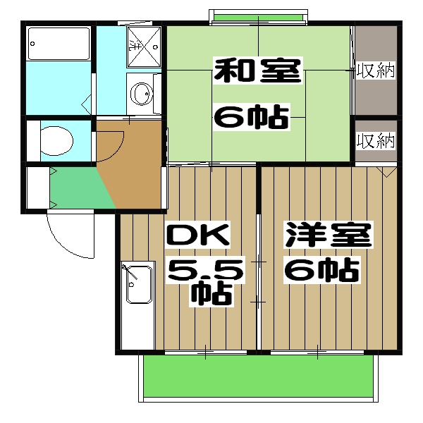 セジュール西山の間取り