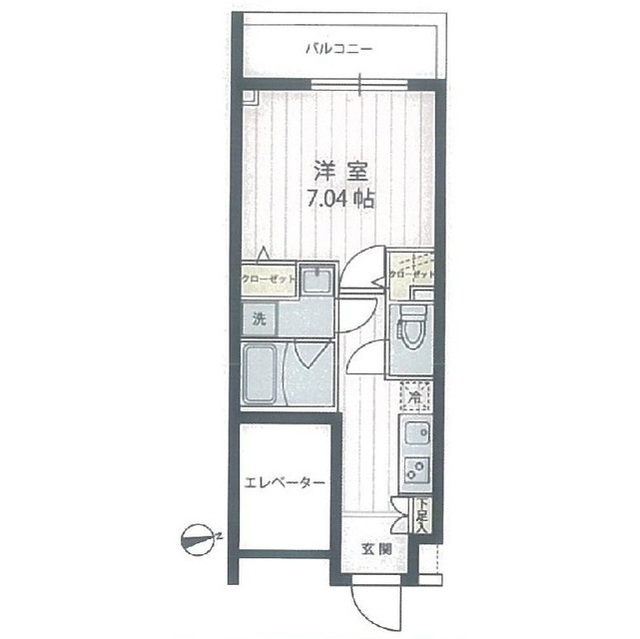 アプリーレ宮崎台Ⅱの間取り