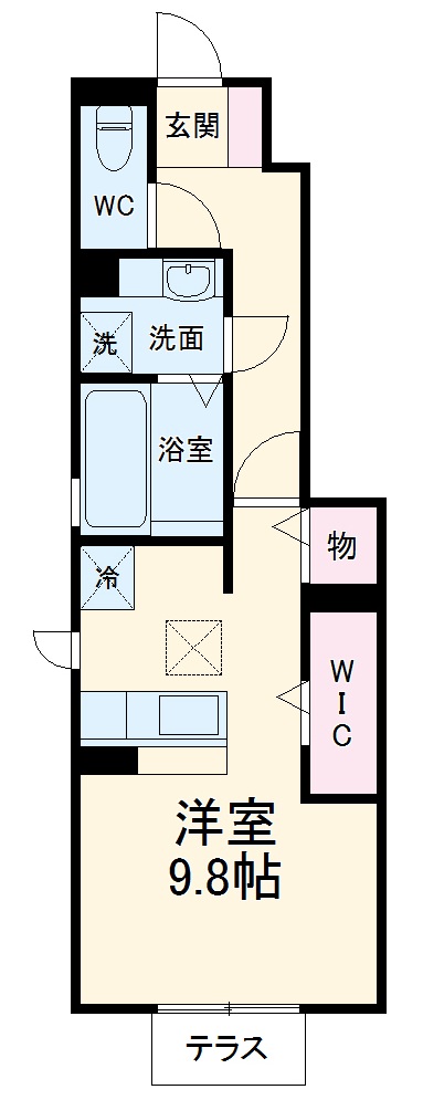 D-room西之島の間取り