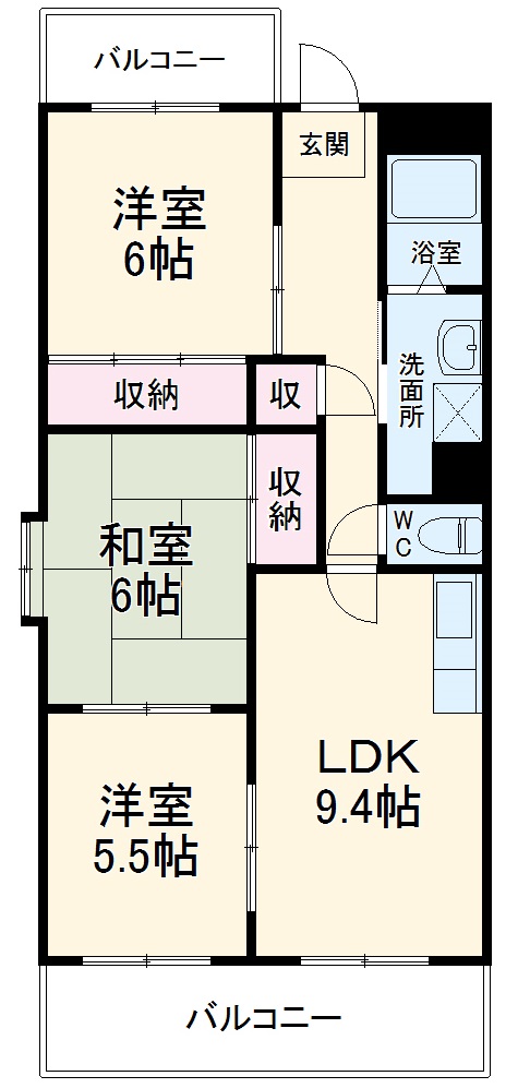 Rapport桜台の間取り