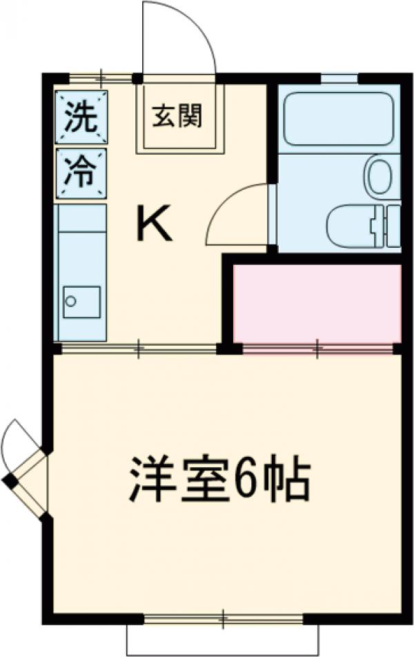 ジュネスKの間取り