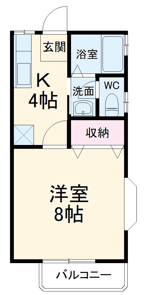 ルミエールⅡの間取り