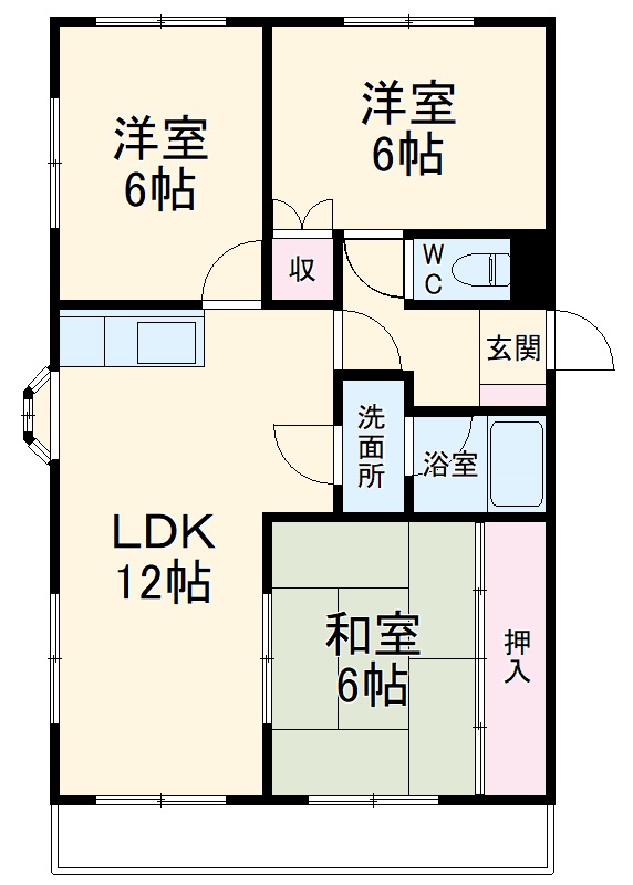 マンション菅沼の間取り