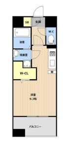 LIBTH吉塚Ⅱの間取り