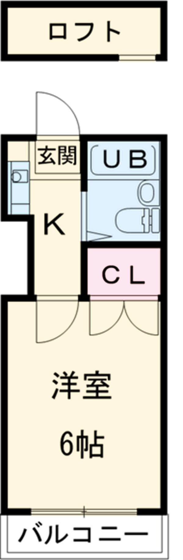 シャトレ八田の間取り