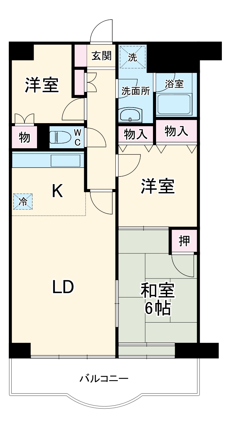 シラカワパレスの間取り