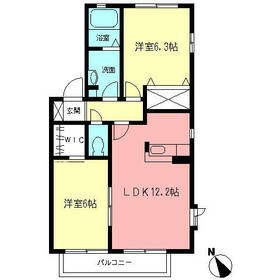 東田原の完工年月(2003年1月)築の賃貸アパートの間取り
