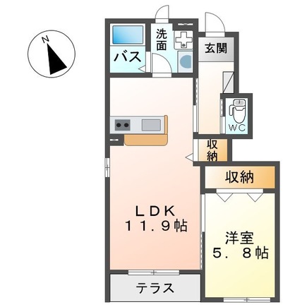 サニーヴィラの間取り