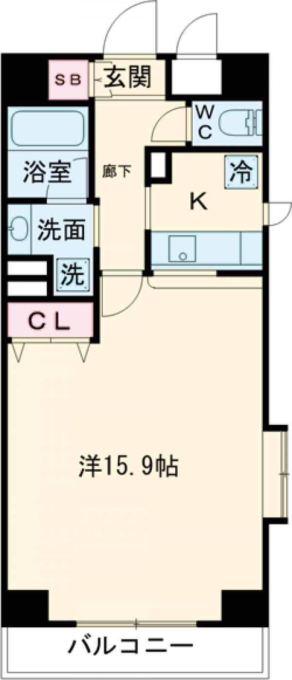 パレステュディオときわ台の間取り