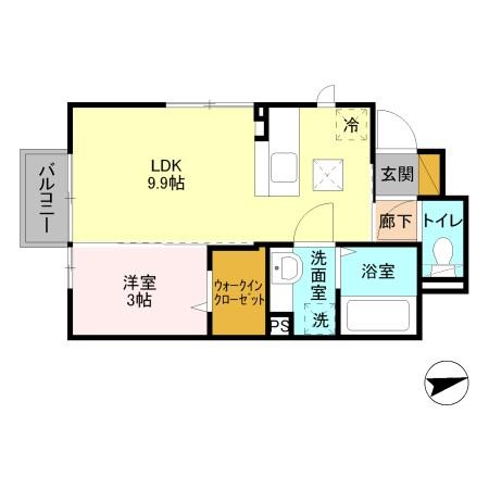 シスモンスの間取り