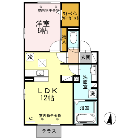 イーリスの間取り