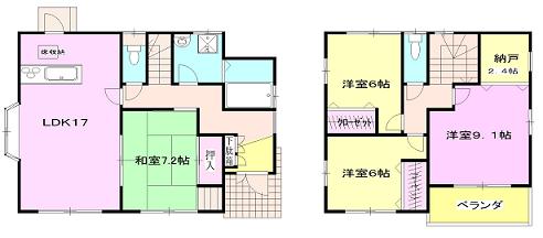 石井邸の間取り