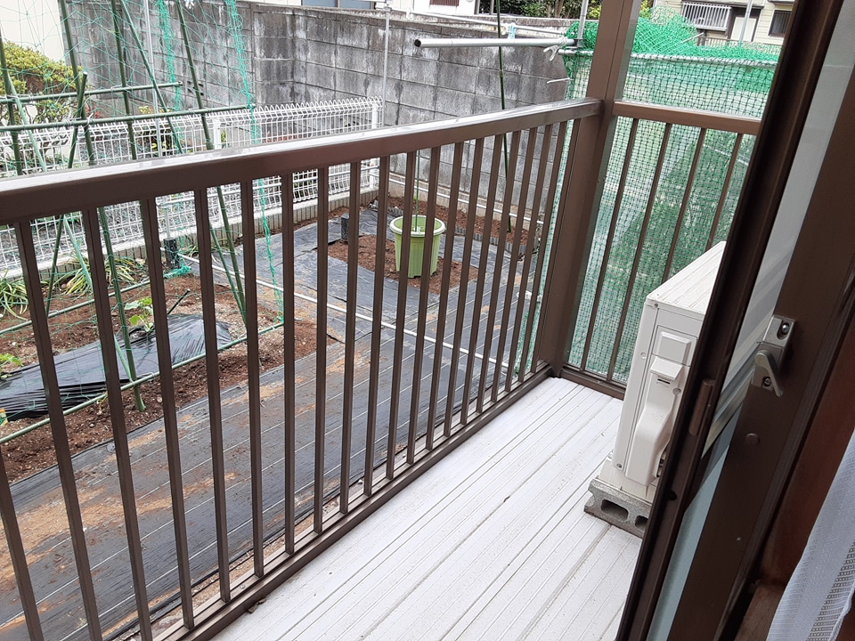 12/18 バルコニー