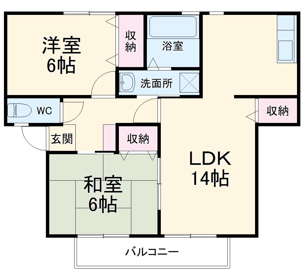ベル・ヴィル御茶園の間取り