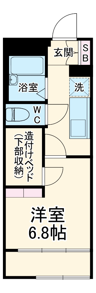 レオパレスウィズユーの間取り