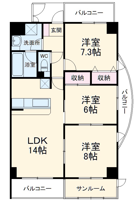 フォルムGPの間取り