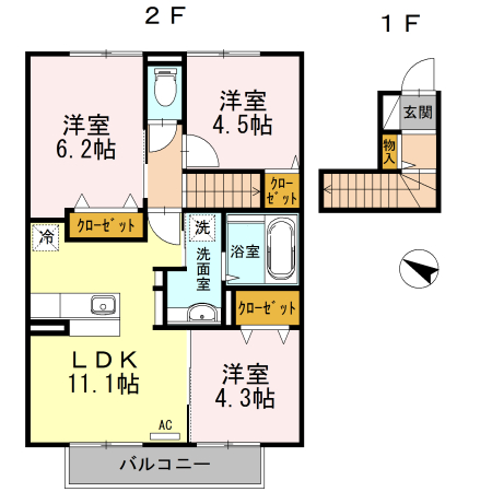 メゾン ド スイッチの間取り