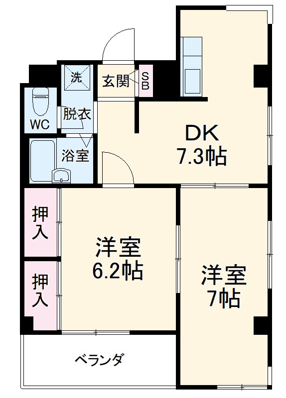 ガーデンフィール豊町の間取り